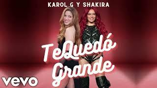 Karol G Ft Shakira  - TQG Te Quedé Grande - Audio  Full Music