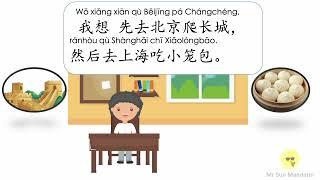 学中文 第14课 我打算去中国旅游。 YCT5 Lesson 14 I‘m planning to go traveling in China. Mr Sun Mandarin Chinese
