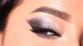 Silver Smokey eyeshadow Look  Simple and Easy to create eye Makeup Tutorial  Shilpa