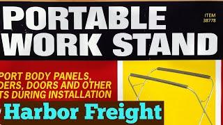 Harbor freight portable work stand Just what we needed Easy assembly