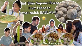 BIKIN 2KG BAKSO SAPI PERSIAPAN LEBARAN TAPI LANGSUNG DIPANEN DISANTAP DENGAN HOMEMADE MIE IJO‼️