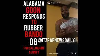 Alabama Goon Responds To Rubberband Og After Dissing Him On Facebook Live