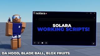 Roblox Solara V3 Working Loadstrings  Scripts  Free Byfron Bypass