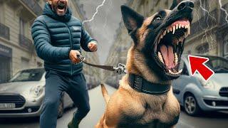 MALINOIS ATTAQUE TOUT  Chiens Voitures Vélos Joggers... ‍️‍️