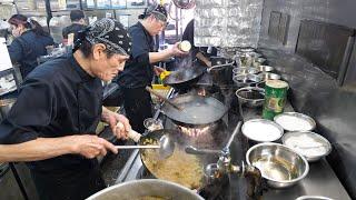 Huge Servings at the Popular Chinese Restaurants With Too Many Orders Wok Skills in Japan