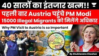 Wait was too long Modi visit Austria after 40 years  European FTA and Illegal immigrants on Agenda