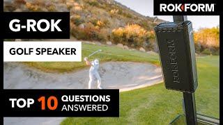 Top 10 Questions about the Rokform G-ROK Wireless Golf Speaker