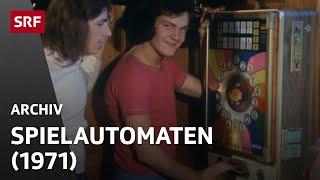 Diskussion über Spielautomaten 1971  SRF Archiv