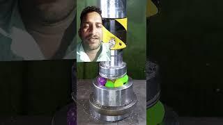 Hydraulic pressure ke niche calar tub #satisfying #oddlysatisfying #experiment #diy #automobile