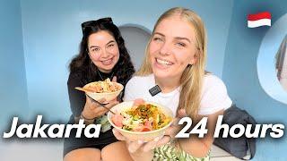 Eating ONLY Indonesian street food for 24 hours eating like a local 