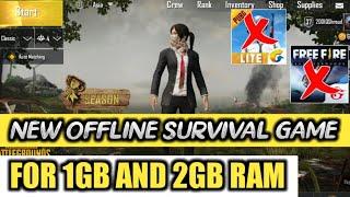 NEW OFFLINE SURVIVAL GAME LIKE PUBG MOBILE LITE FOR 1GB AND 2GB RAM PHONES KYA कमाल का GAME HAI 