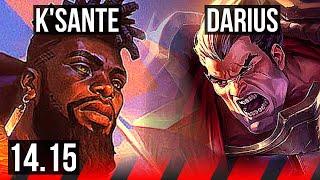 KSANTE vs DARIUS TOP  1300+ games 528  NA Challenger  14.15