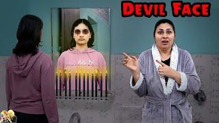 DEVIL FACE  Horror Comedy Family Challenge  Aayu and Pihu Show