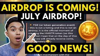 HAMSTER KOMBAT AIRDROP COMING SOON TOKEN GENERATION EVENT l HAMSTER KOMBAT JULY AIRDROP