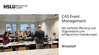 HSLU Wirtschaft ITM - CAS Event Management