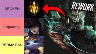 WILD RIFT TIER LIST 5.2C HUGE RENGAR REWORK AND LETHAL TEMPO BUFF MADE ADCS OP