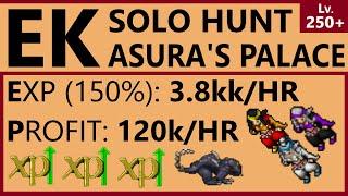 EK Solo Hunt Asuras Palace  EXP 150% 3.8kkHR  PROFIT 120kHR  atvictorino