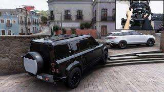 Land Rover Defender V8 & Range Rover Velar - Forza Horizon 5  Moza R5 gameplay