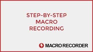 How to build a macro step-by-step