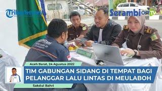 Razia Gabungan Pelanggar Langsung Disidang di Tempat