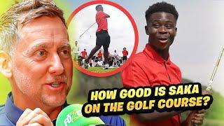 Teaching Bukayo Saka How To Play Golf