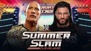 FULL MATCH — Roman Reigns vs. The Rock - Tribal Chief vs Final Boss  WWE SUMMERSLAM CLEVELAND 2024