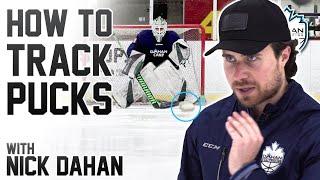 Tracking Pucks Properly - Ice Hockey Goalies  Dahan Goaltending Episode #3
