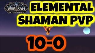 WoW BFA Elemental Shaman PvP  10-0