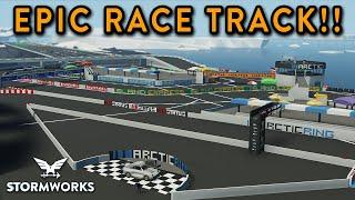 Epic Arctic Race Track Addon - Stormworks