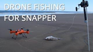 Drone Fishing for Snapper from Beach on West Coast NZ