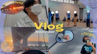 Vlog Nov. 22  ตัดแว่นใหม่  บรรยากาศเทอม2กลับกทม รับน้อง  เข้าเรียนที่ตึก@paphawins​