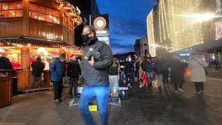 Christmas Dancing at the St Enoch Market in Glasgow