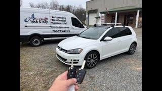 2015 VW Golf bladed spare key programming via Smart Pro