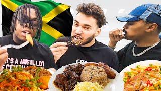 Adin Ross First Time Eating Jamaican Food..