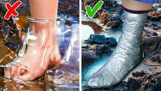 Feet stuck in Glue Pedicure hacks DIY Soap #Shorts