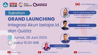 Grand Launching Integrasi Akun belajar.id dan Quizizz