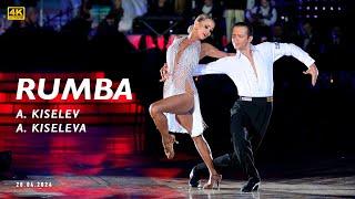 RUMBA  Andrey Kiselev - Anastasia Kiselyova  Professional Latin  Kremlin Cup 2024  4K