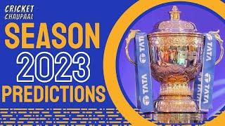 PREDICTIONS for IPL 2023  Walk Club Cricket Chaupaal