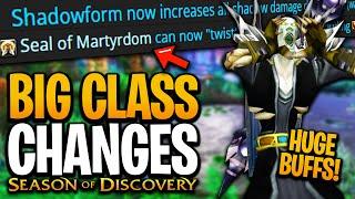 BIG Class Changes Are Coming  Season of Discovery