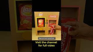 LAYS Chips and Coca Cola Vending Machine #shorts #cocacola #youtubeshorts #lays