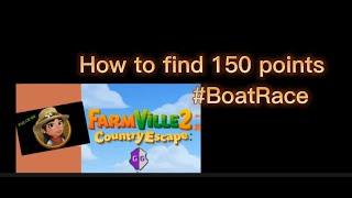 How to find 150 points BoatRace Game Guardian Farmville 2 Country Escape