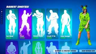 The RAREST Fortnite Emotes