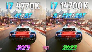 i7 4770K vs i7 14700K - 10 Generation Difference