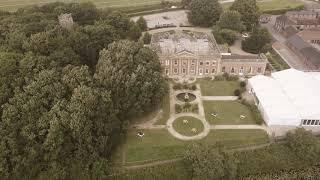 Colwick Hall aerial drone view Nottingham UK DJI mini mavic drone