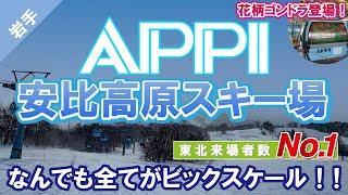 The most popular in the Tohoku region of Japan. APPI Kogen ski resort.with subtitles