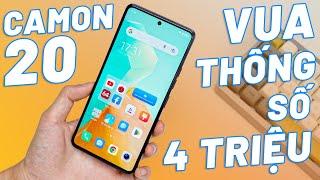 TECNO CAMON 20 - RAM 16G256G MÀN SIÊU ĐẸP PIN TRÂU LOA KÉP CAM ĐẸP GIÁ RẺ NHẤT