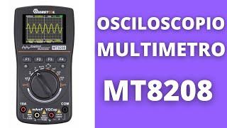 Espectacular MULTIMETRO con OSCILOSCOPIO  Mustool MT8208 HD  1MHz  Review Bangood