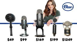 The Ultimate Blue Microphone Comparison  Snowball ICE vs Yeti Nano vs Yeti X vs Spark SL