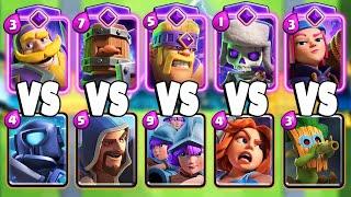 EVOLVED CARDS vs RARE CARDS - Clash Royale Challenge