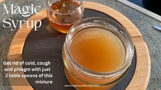 All natural home remedy for phlegm cold and cough  Homemade cough syrup